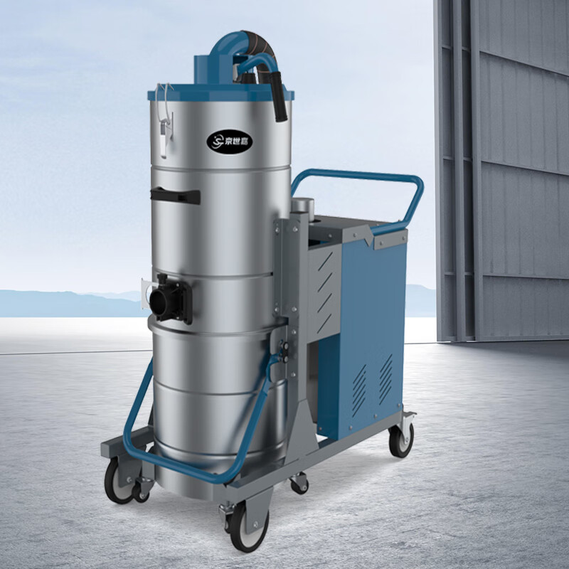 京世嘉 工业吸尘器工厂商用吸尘吸水机厂房除尘酒店吸尘器 70L 380V 4000W JS70/40G 蓝色高清大图