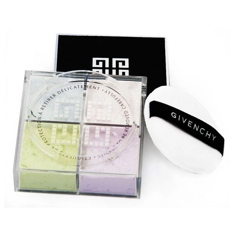 Givenchy纪梵希 轻盈无痕四色散粉 4x3g 四宫格幻彩蜜粉 明星色号1#轻柔淡彩 遮瑕 各种肤质 法国进口