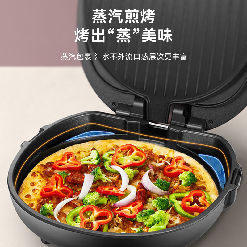 苏泊尔(SUPOR)电饼铛家用大火力加热薄煎烤机烙饼锅商场同款早餐机三明治机JJ30AQ19高清大图