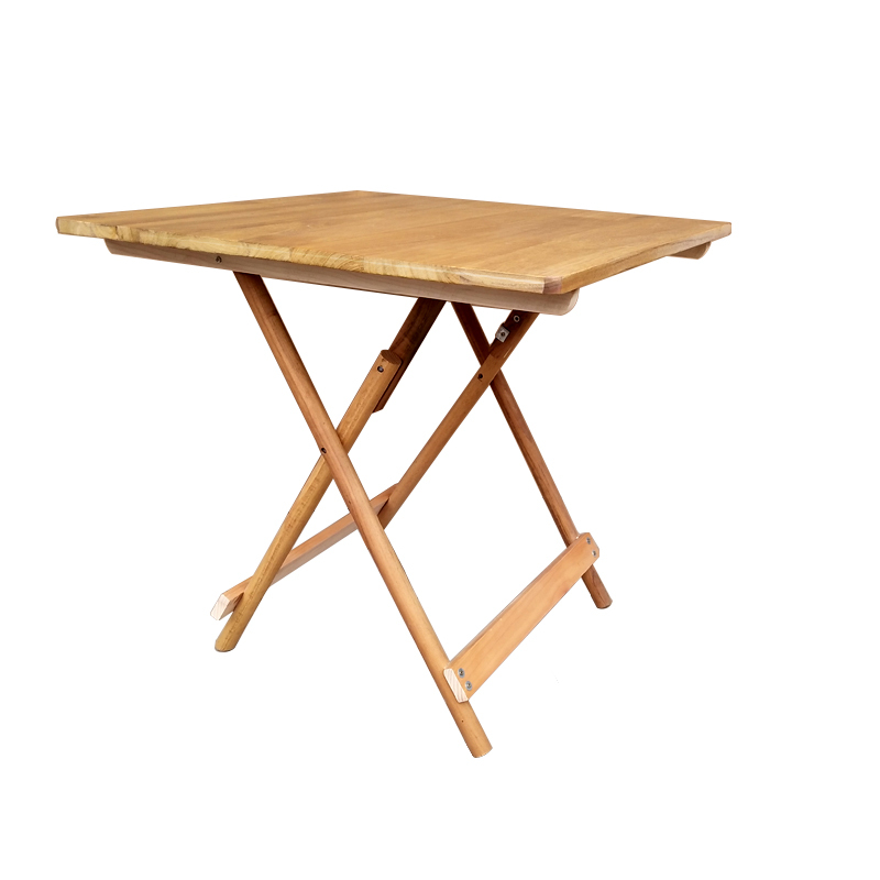 寻木匠折叠木桌实木餐桌46人木头正方形可折叠小桌子吃饭矮腿桌家用木