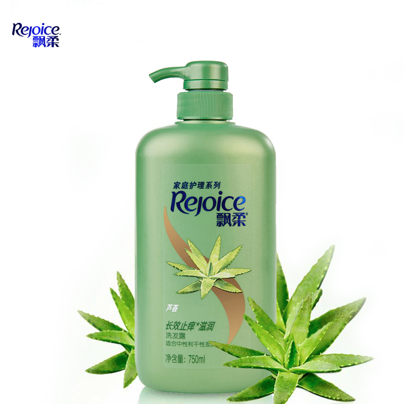 飘柔洗发水芦荟止痒750ml/瓶 12瓶/箱 一箱装