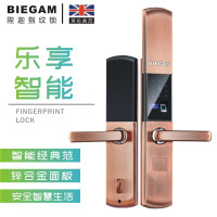 【BIEGAM】陛迦S1指纹锁智能锁电子门锁防盗门电子门锁通用型别墅室外门 【远程密码开锁 】三年质保