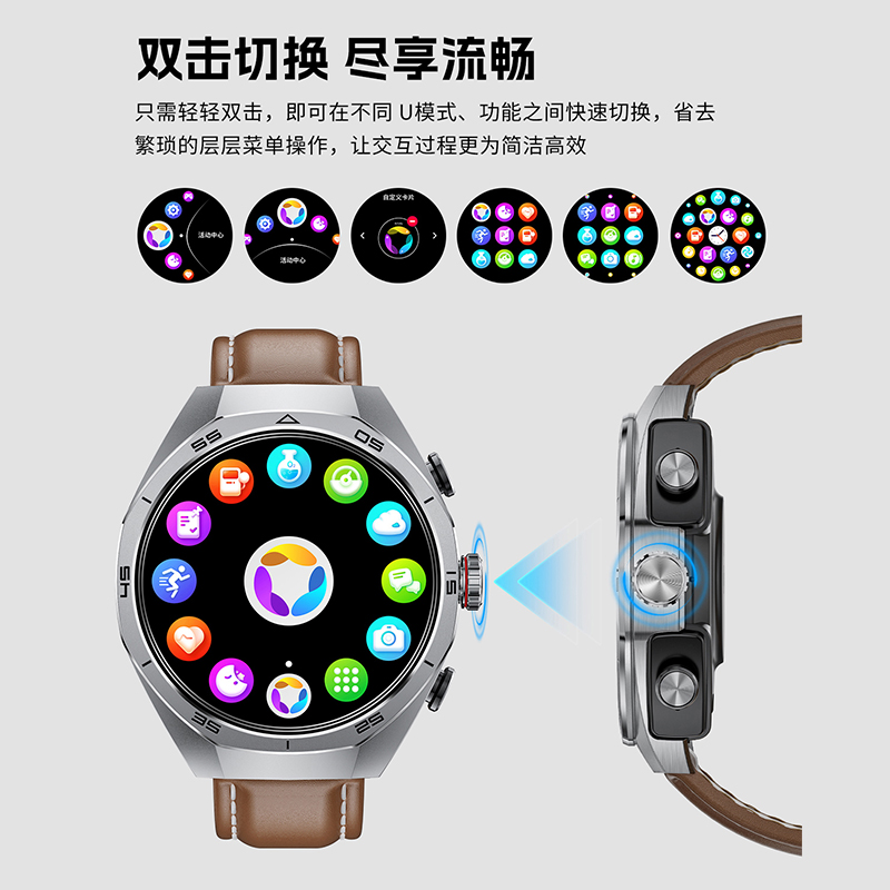 塞尔兰斯 智能蓝牙耳机手表WATCH7 PLUS尊享版高清大图