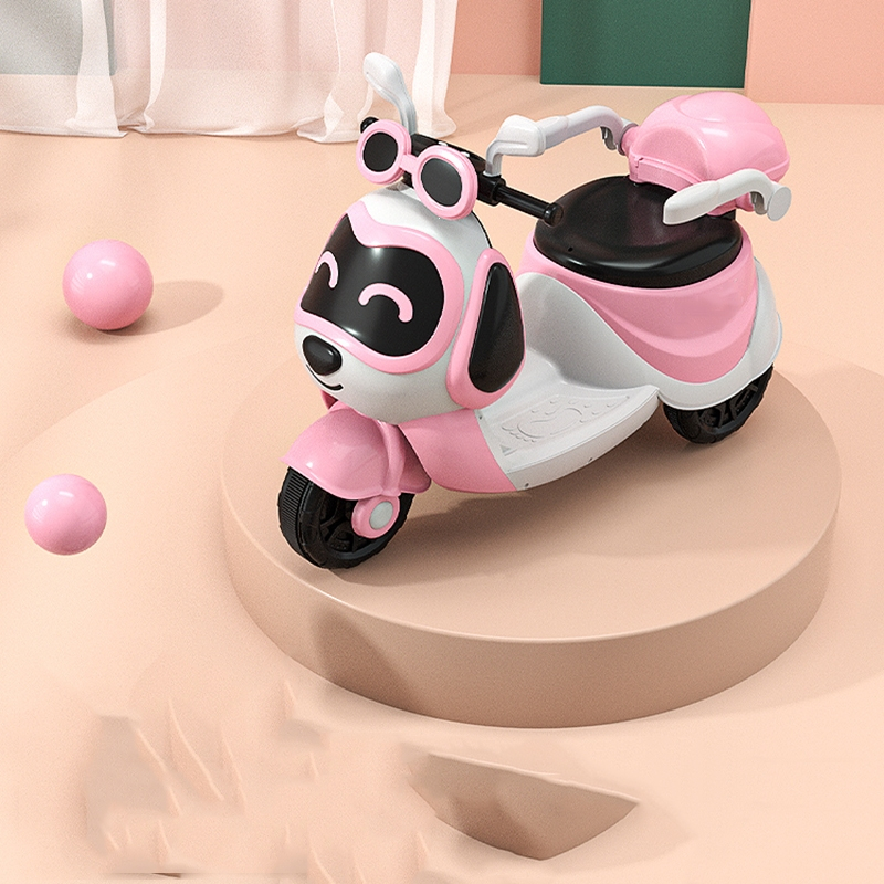 儿童电动摩托车智扣三轮车男女孩宝宝电瓶车小孩可坐人充电遥控玩具车