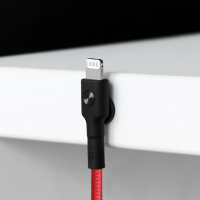 ZMI 紫米MFi认证苹果数据线1米编织线适用于苹果手机充电线iphone13Pro MAX/12/XR/8P红色1米