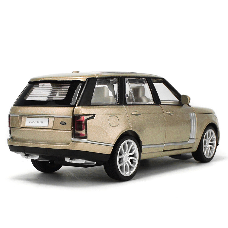 彩珀路虎揽胜模型 越野合金仿真汽车 声光可开车模 儿童玩具车 路虎