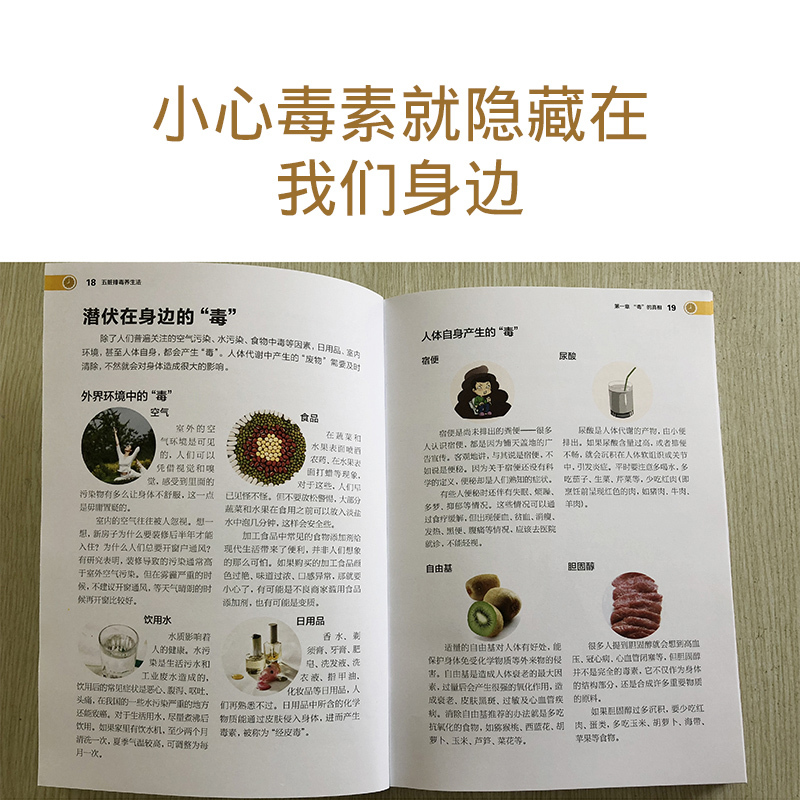 [正版]五脏排毒养生法 调理女性内分泌失调排毒 健康书籍百科全书 五脏清理书籍健康妙方 女性美容排毒养颜书籍 中医养生书