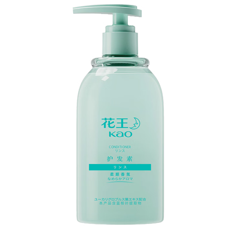 花王 洗护两件套220ml*3(花王护发洗发液220ml+花王护发素220ml+花王沐浴露220ml)高清大图