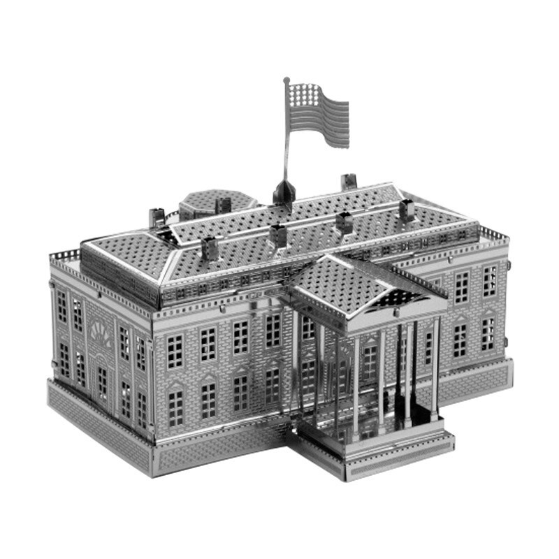 拼酷金属拼图军事建筑模型工具创意3d立体金属拼装拼插模型玩具拼图