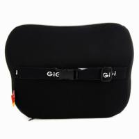 GiGi(吉吉)汽车头枕 车用护颈枕记忆棉车饰枕头 新款四季车座椅靠枕正品 黑色