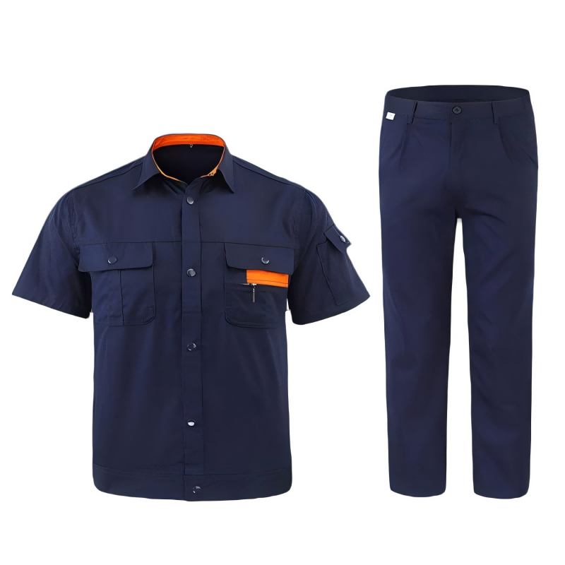 浩博时代 夏季工作服套装 160-190码 套高清大图