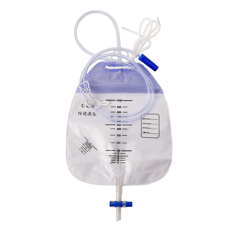 2米管导尿管小便引流袋一次性接尿袋防逆流集尿袋医院家用 1000ml