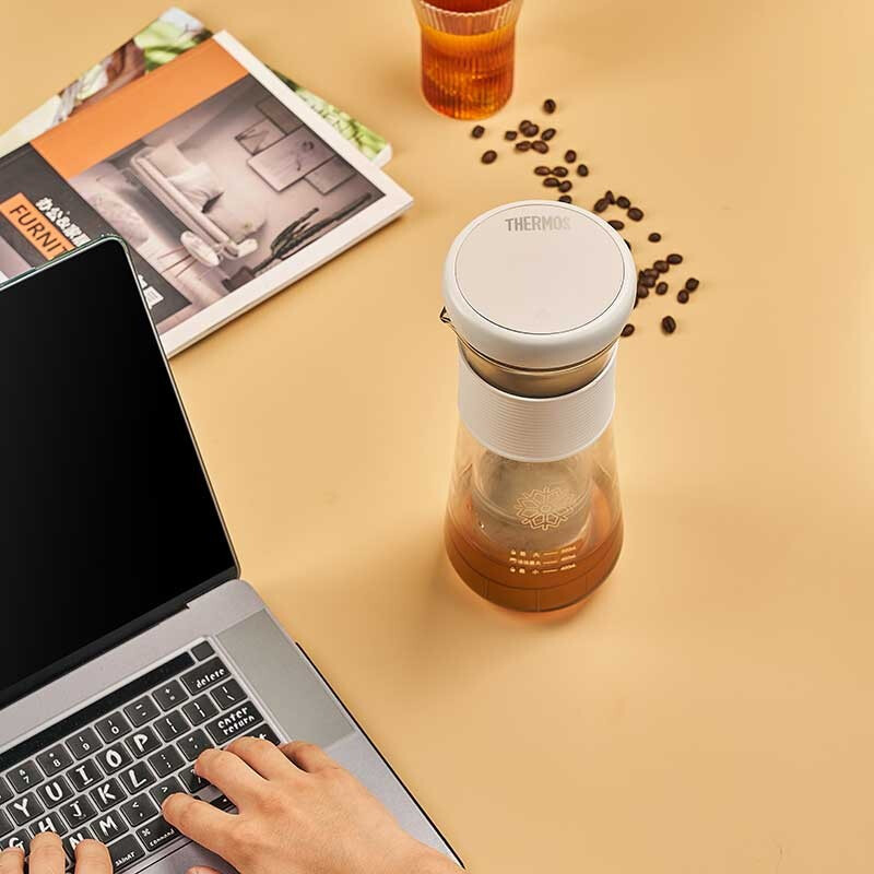 膳魔师咖啡冷萃机无线便捷冷萃壶迷你咖啡机花茶咖啡壶萃茶机冷萃杯享萃机EHA-3501E高清大图