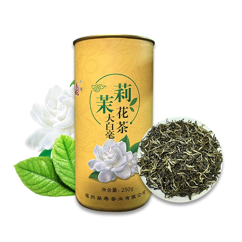 鼎寿 茉莉花茶 福州茉莉花 茉莉大白毫 250g/罐