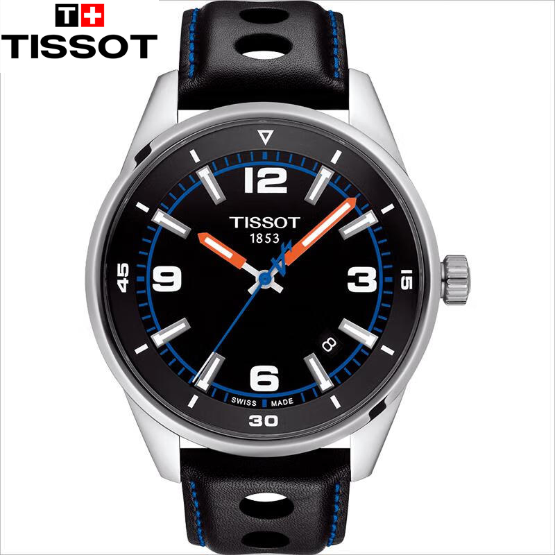 天梭(TISSOT)瑞士手表 阿尔派系列腕表 皮带石英男表T123.610.16.057.00