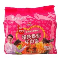 统一 100精炖番茄牛肉面五合一 100g*5