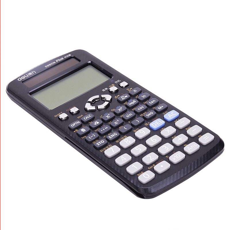 得力 D991CN 函数计算器(黑) 5台/包