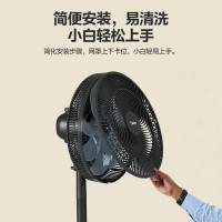 美的(Midea)电风扇SAE35CB落地式台式两用风扇七叶轻音柔风落地扇办公室电扇立式大风量节能易拆洗节能宿舍电扇