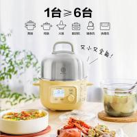 北鼎G37/002家用迷你小蒸锅电煮锅多功能电蒸锅 浅杉绿/黄色 随机 1.5L
