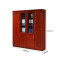中伟(ZHONGWEI)文件柜员工柜书橱油漆办公室资料柜 四门