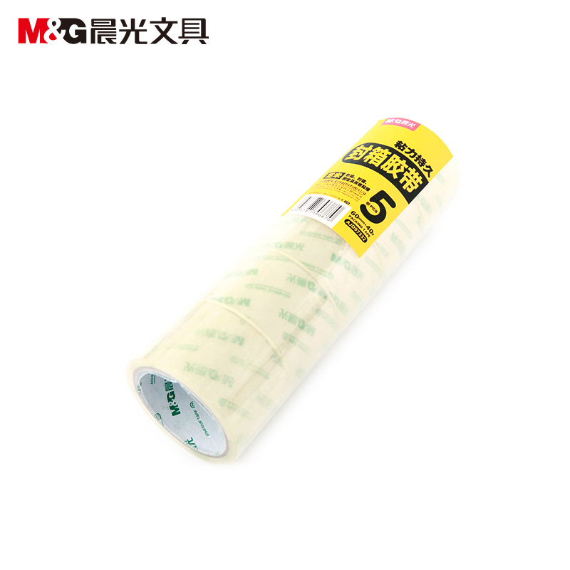 晨光普透封箱胶带60mm*40y(5卷)AJD97332