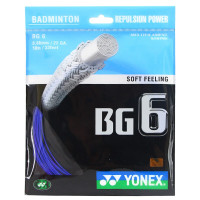 尤尼克斯(YONEX)羽毛球拍线BG系列BG-6国产高弹弹力型线外编尼龙材质线径0.66mm