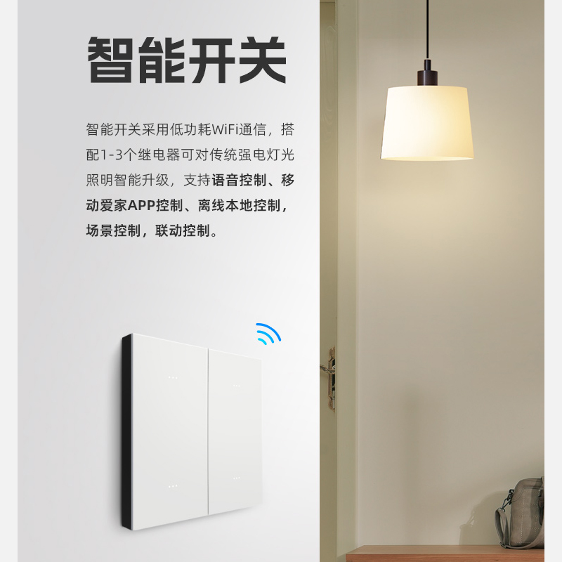 泰迪信 LC1-2 智能灯控开关 1 个高清大图