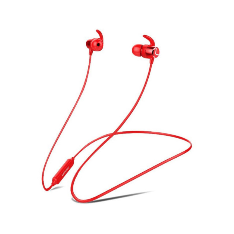 联想(Lenovo)无线蓝牙运动耳机X3 跑步磁吸防水 颈挂脖式入耳式无线耳机 红色