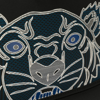[直营]Kenzo 高田贤三 男士黑色虎头图案双肩包 FA55SF300F22-99