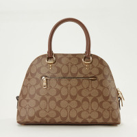 COACH SIERRA SATCHEL 贝壳包 字母马车标织物F2558金扣