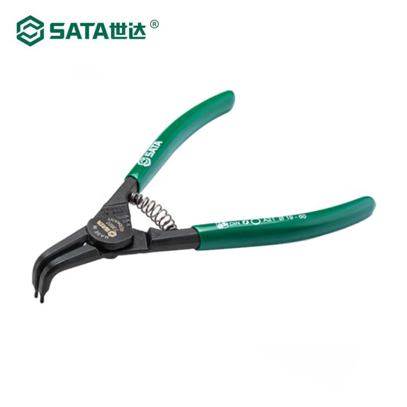 世达(SATA)73022 G系列德式轴用曲口卡簧钳7“