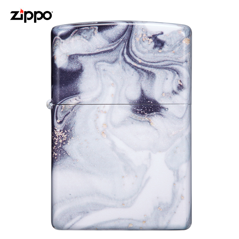 ZIPPO芝宝打火机美国原装ZIPPO防风煤油打火机 ins风墨色渲染Z-30032