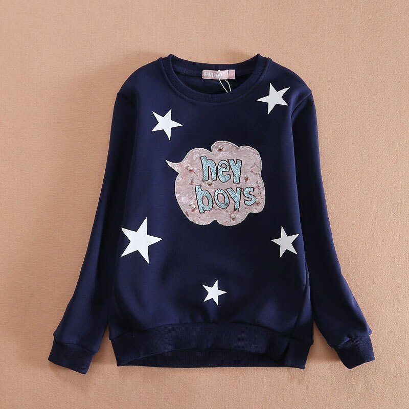 迪鲁奥(diluao)儿童卫衣女学生韩版宽松小孩卫衣女女童加厚长袖t恤