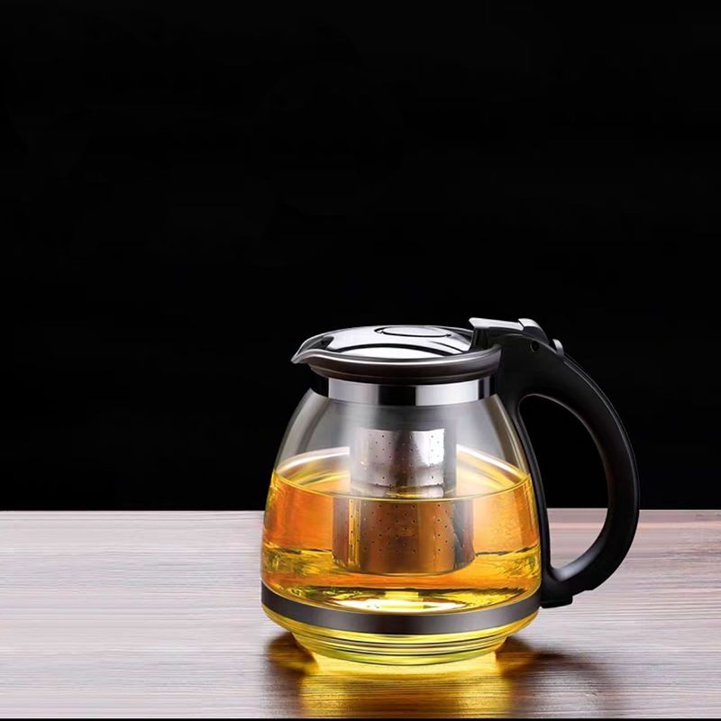 1500ml单壶加厚耐热茶壶套装1l2l茶水壶玻璃过滤泡茶壶大容量冷水壶