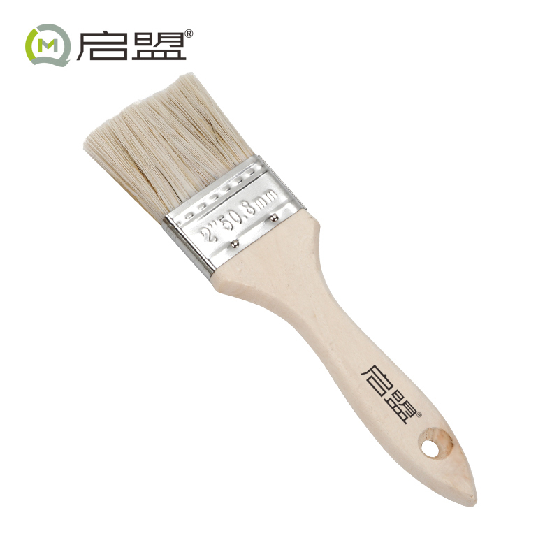 启盟猪鬃油漆刷猪毛刷子加厚2寸QM-80082\把 2寸QM-80082