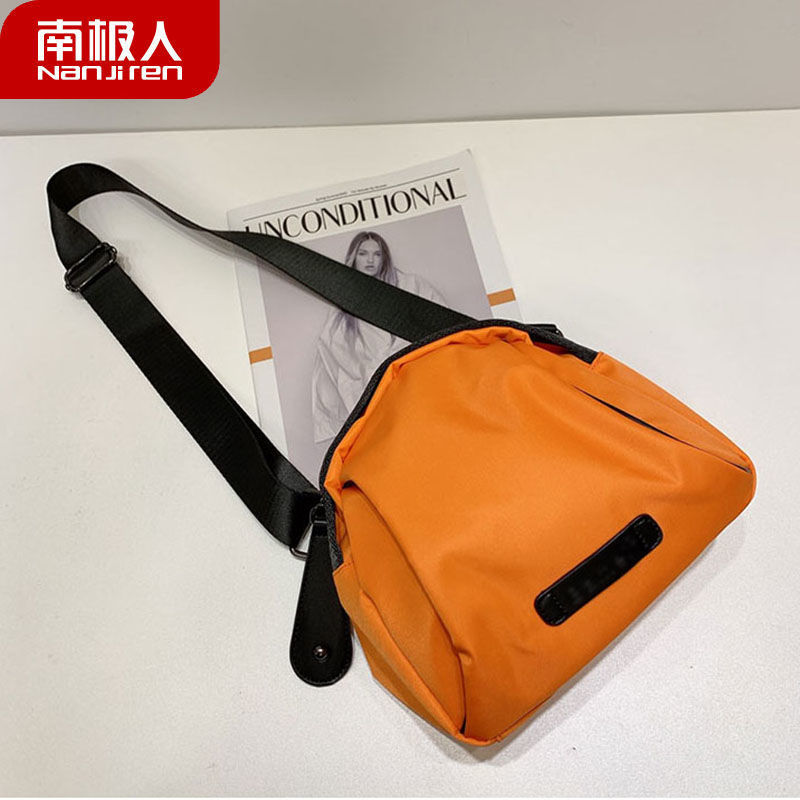 小包包女包2021新款韩版时尚女士牛津布帆布包腰包单肩斜挎包高清大图