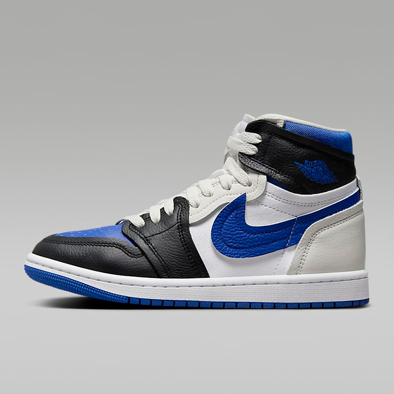 nike耐克女鞋airjordan1aj1白蓝黑高帮运动篮球鞋fb9891041