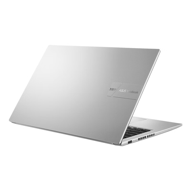 华硕(ASUS)无畏15 15.6英寸轻薄便携商务办公学生高性能笔记本电脑(R5-7430U 16G 512G )银色高清大图