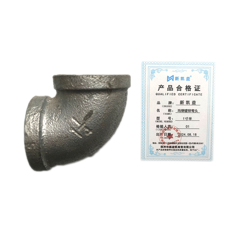 新凯益 玛钢镀锌弯头 1寸半 个高清大图