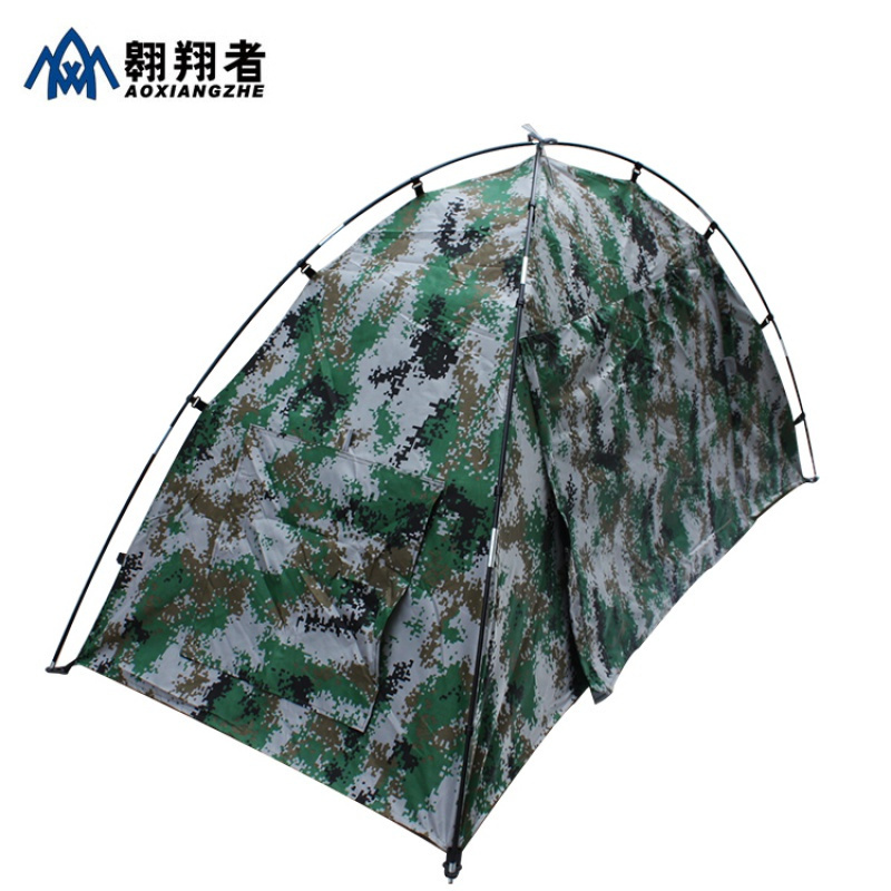 翱翔者 迷彩单兵双层防雨帐篷+防潮垫+充气垫