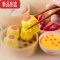 真智力儿童过家家玩具女孩蔬菜水果切切乐7一9岁男孩5仿真蒸笼点心套装8 [58件套]蒸笼套装仿真食物