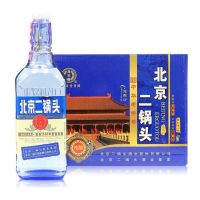 永丰牌 清香型北京二锅头(出口型小方瓶)蓝瓶42度 整箱装 500ml*6瓶 箱装 白酒