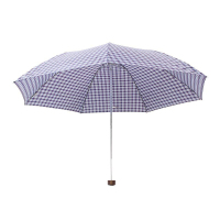 天堂 339S苏格兰风格格子三折晴雨伞男女商务伞57cm*7骨