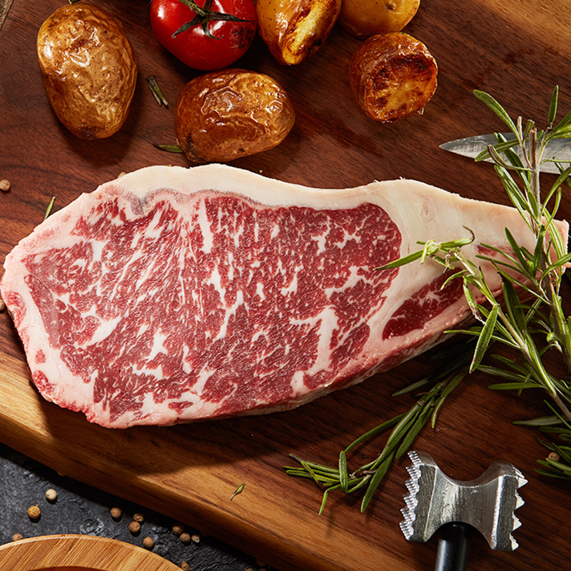 潮香村薄盐静腌西冷牛排183g含酱料包33g