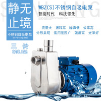 三铃(SANLING) WBZ(S)不锈钢自吸泵工业耐腐蚀高温泵食品饮料泵制药卫生化工污水泵 25HYZ-13三相防爆
