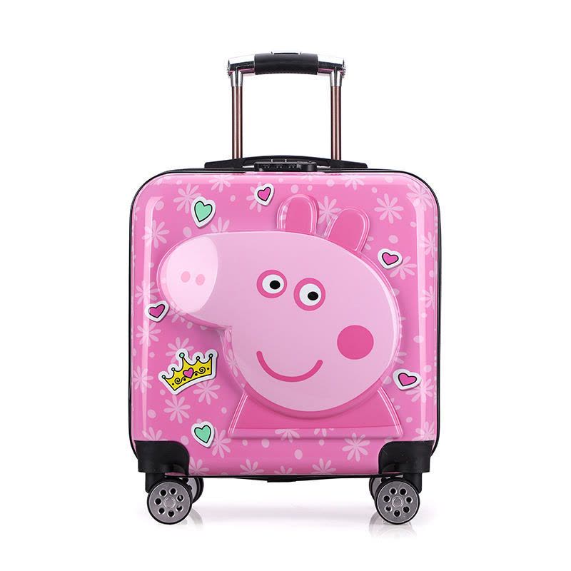 3D立体20寸卡通儿童旅行箱18寸男女宝宝登机箱万向轮小孩子拉杆箱图片