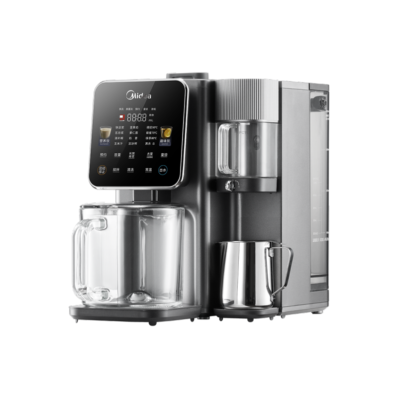 美的(Midea)破壁机家用免手洗豆浆机榨汁机全自动智能控制料理机果汁机辅食机全自动破壁料理机器人 MJ-Y23A高清大图