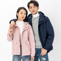 妖艺新款旅行风衣男薄款防风透气冲锋衣女大口袋工装外套
