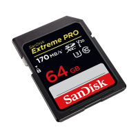 闪迪SanDisk ExtremePro 64G SD卡 高速存储卡(170M/S)数码相机内存卡