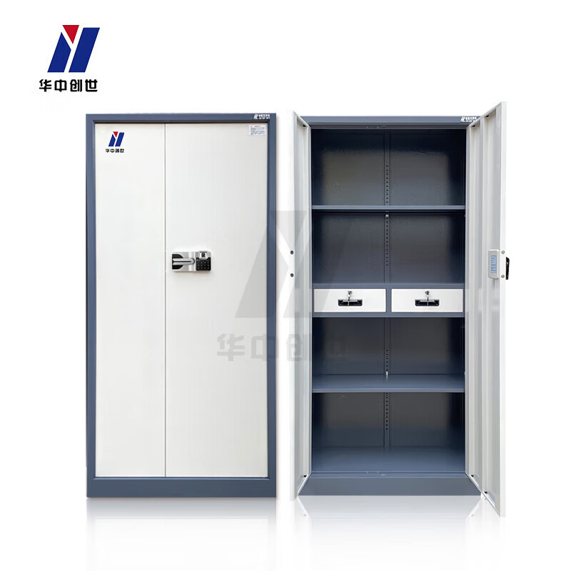 华中创世 保密文件柜-指纹+密码锁(通体套色) HZ-M2 GFKJDX高清大图